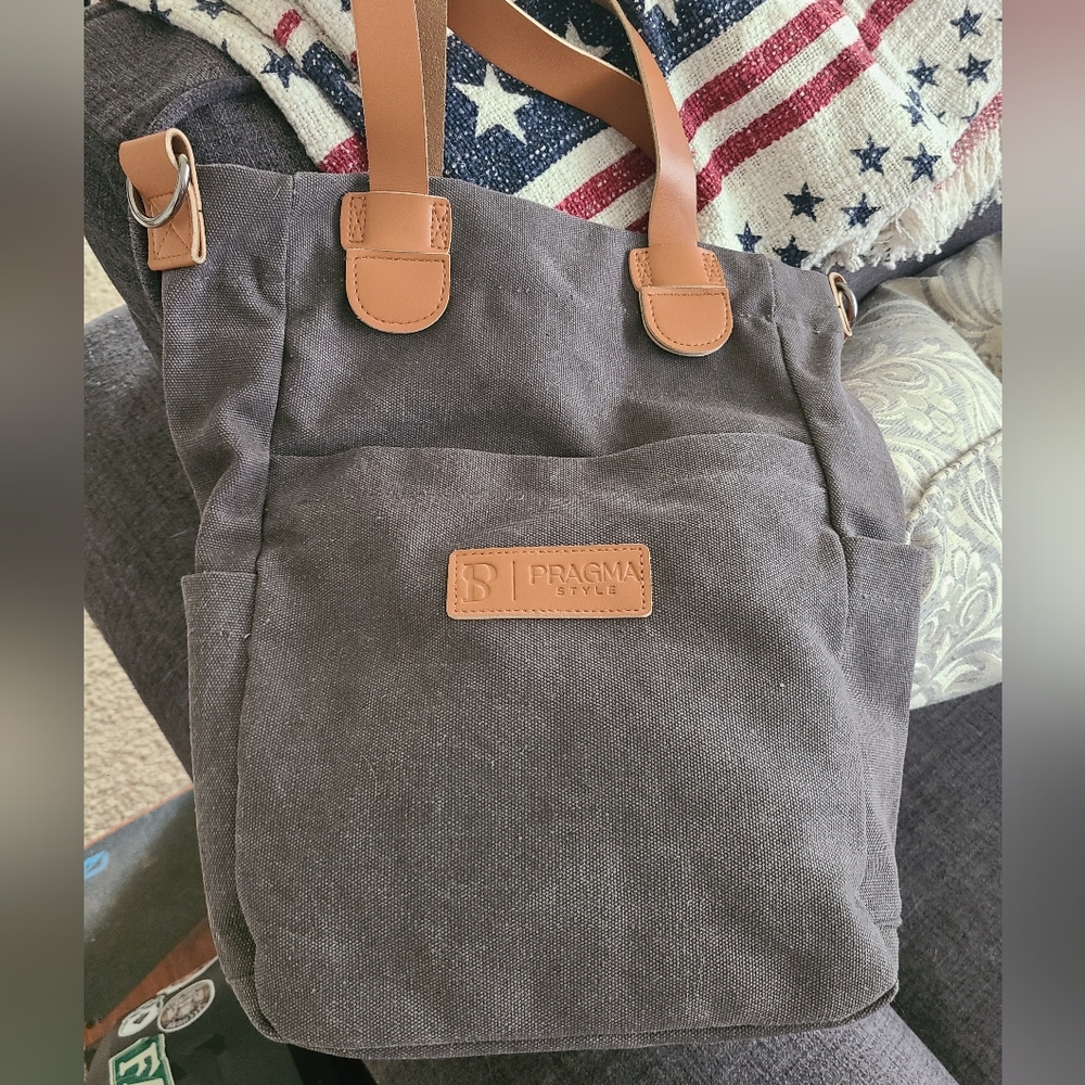 Pragma Style Convertable Canvas Tote